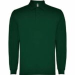 Polo de hombre manga larga verde botella - 5009 Carpe Roly