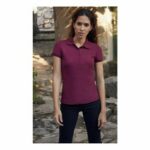 Polo personalizado barato manga corta mujer fruit of the loom 63212