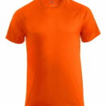 camiseta personalizada barata naranja manga corta hombre 029338 Elevate 100% Poliéster