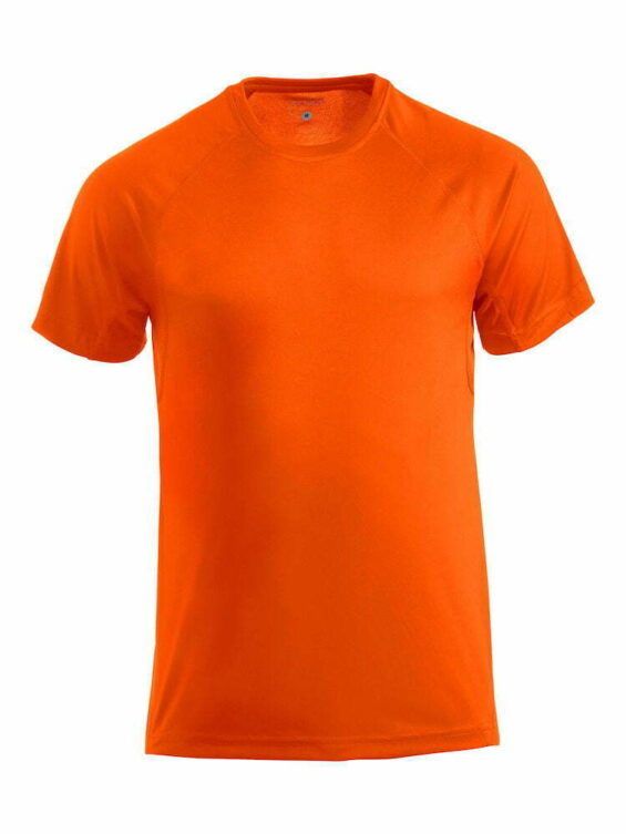 camiseta personalizada barata naranja manga corta hombre 029338 Elevate 100% Poliéster