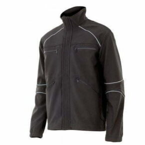 Ropa de trabajo barata cazadora softshell industria base serie Moncayo Velilla, 90% poliéster 10% elastano