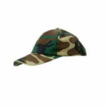 Ropa de trabajo barata gorra de camuflaje industria base Velilla serie Reno, 35% algodón 65% poliéster