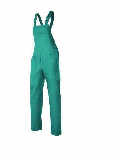 Ropa de trabajo barata pantalón con peto industria base Velilla serie 290,  35% algodón 65% poliéster - BF Bordados