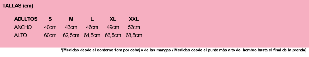 Medidas De Polo Mujer Star Roly Medidas De Polo Mujer Star Roly