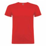 Camiseta manga corta hombre color rojo - 6554 - Roly