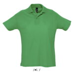 Polo manga corta hombre color verde pradera - 11342 - Sol´s