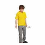 polo barato bordado de niño maga corta marca sols 29011344