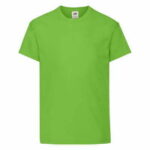 Camiseta infantil color verde manga corta - 61019 - Original T Fruit of the Loom