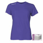 Camiseta técnica especial atletismo color morado manga corta mujer - 13152 Luanvi