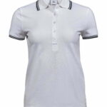 Polo personalizado online manga corta mujer Falk and Ross 2750854 Lúxury Stretch 95% Algodón 5% Elastano