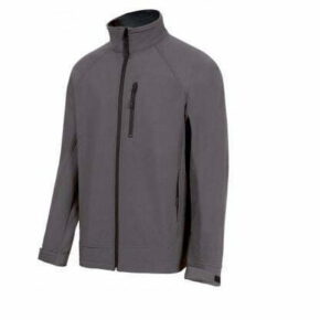 Ropa de trabajo barata cazadora softshell industria base Velilla serie 206005, 94% poliéster 6% elastano