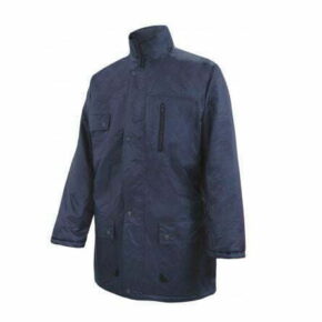 Ropa de trabajo barata parka acolchada impermeable multibolsillos industria base Velilla serie 206004, 100% poliéster