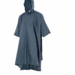 Ropa de trabajo barata poncho de lluvia con capucha industria base Velilla serie 187, Impermeable 100% PVC