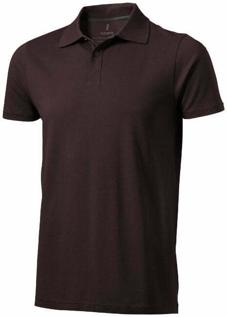 polo marron chocolate hombre